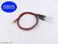 Preview: 0805 SMD-LED  with cable and resistor.