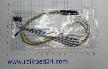 Preview: 5x Peitschenleuchte H0 LED 100mm