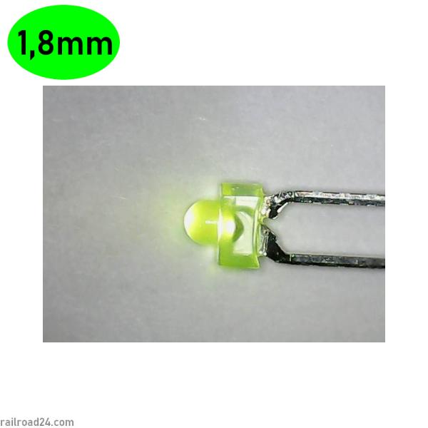20x LED 1,8mm green yellow