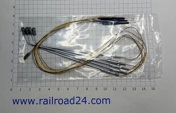 5x Peitschenleuchte H0 LED 100mm